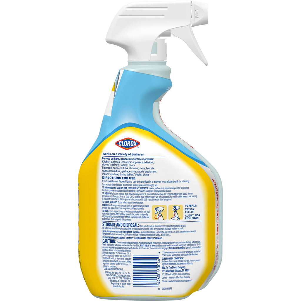 Clorox Disinfecting Bleach-Free All-Purpose Cleaner - Crisp Lemon, 32 fl oz