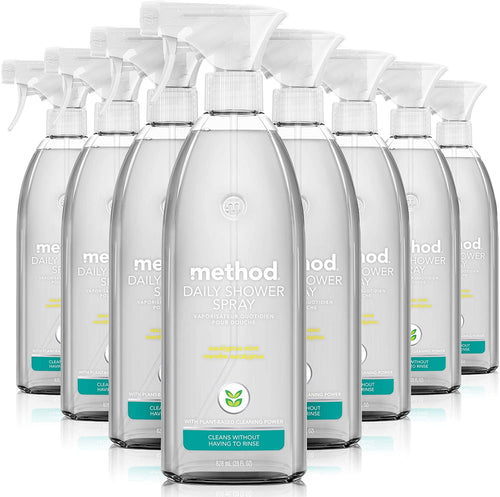 (Pack of 8) Method Home Care Cleaner Shower Eucalyptus Mint 28 Oz