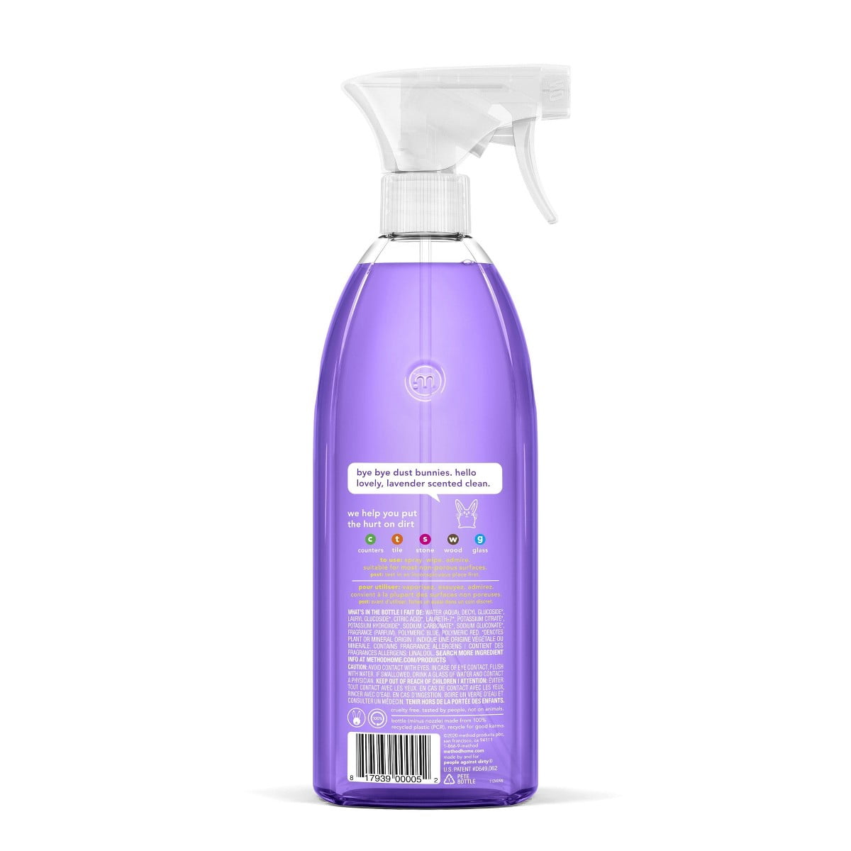 Method French Lavender All-Purpose Cleaners Spray Bottle