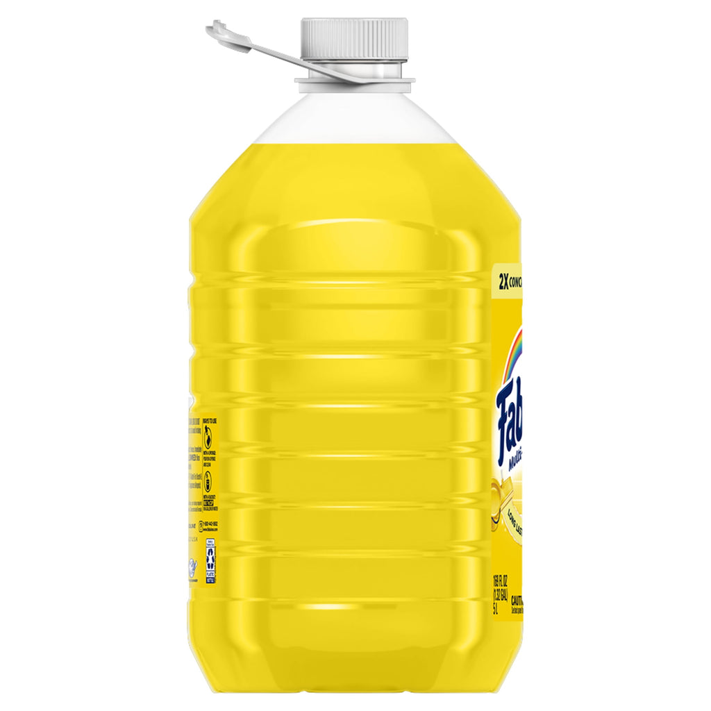 Fabuloso 2X Multi-Purpose Cleaner - No Rinse Floor Cleaner, Refreshing Lemon Scent, 169 fl oz