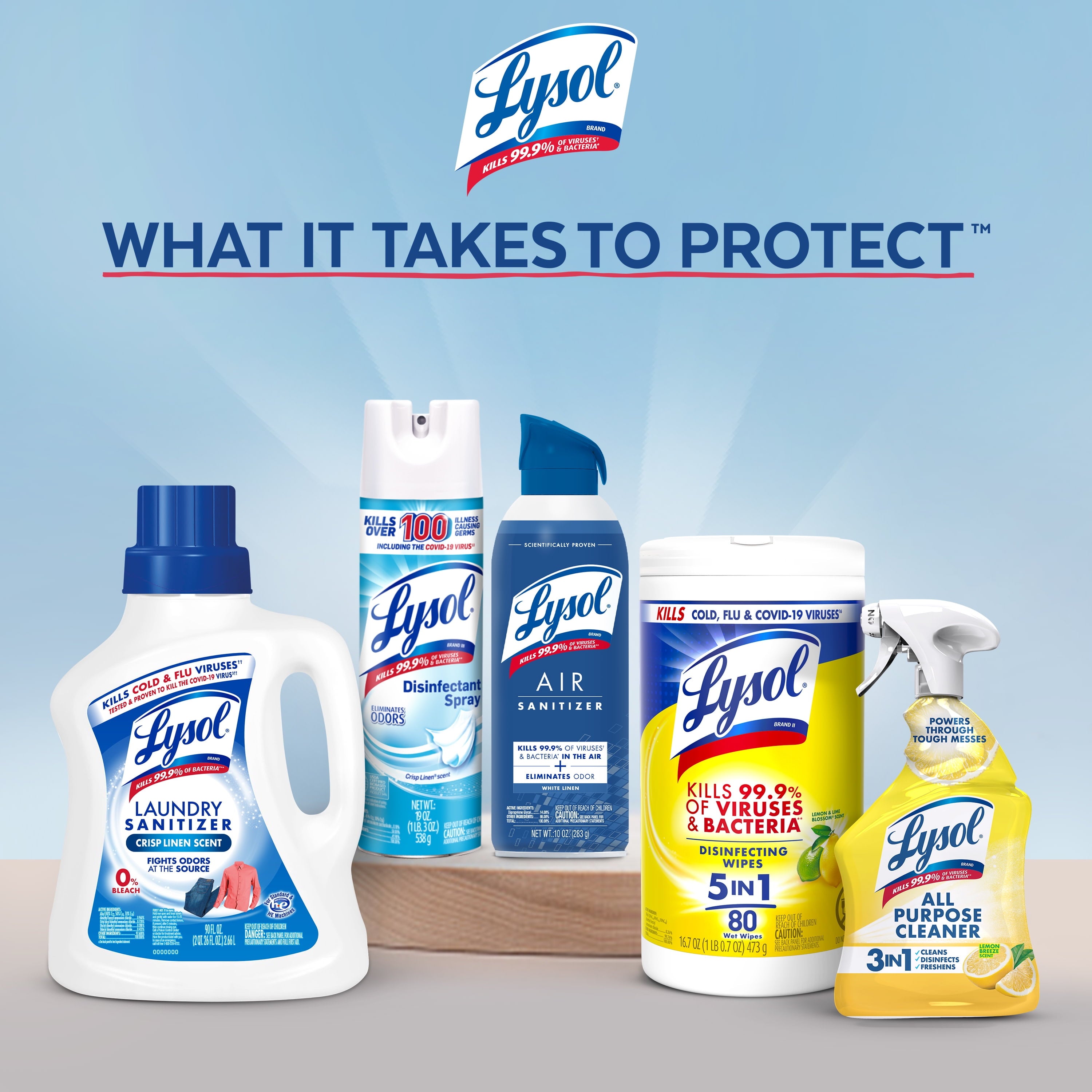 Lysol Power Limescale Remover Bathroom Cleaner Spray - Hard Water Stain Remover, Disinfecting Multipurpose Cleaner, 0% Bleach, Atlantic Fresh Scent, 32 fl oz - 2-Pack
