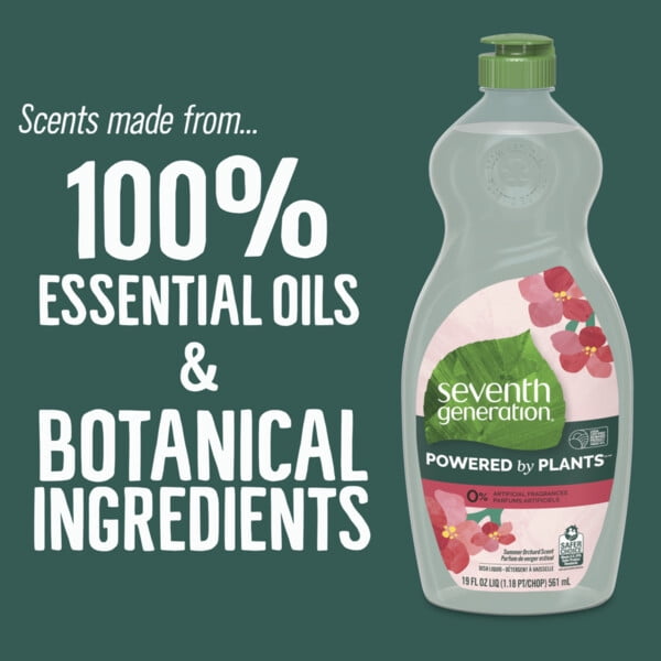 Seventh Generation Hand Dish - Summer Orchard, 19 fl oz