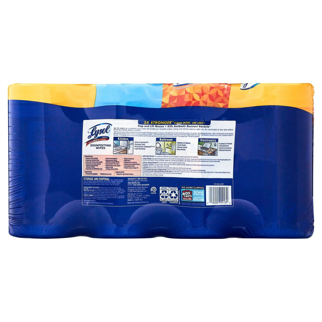 Lysol® Disinfectant Wipes Bundle - Multi-Surface Antibacterial Cleaning Wipes, For Disinfecting & Cleaning, 320 count