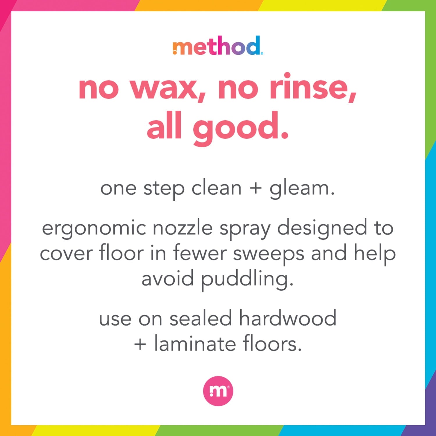 Method Squirt + Mop Hardwood Floor Cleaner - Almond, 25 fl oz