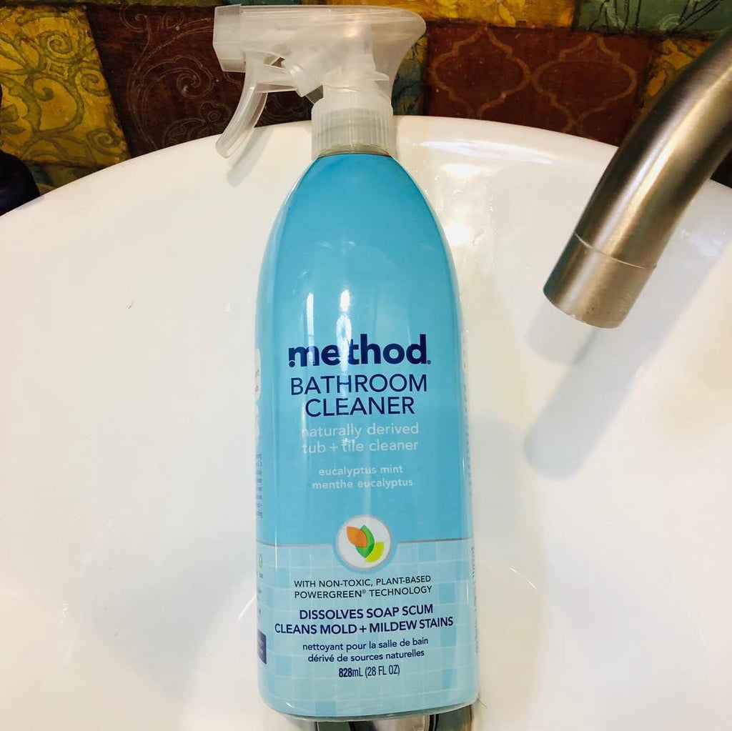 Method Eucalyptus Mint Cleaning Products Bathroom Cleaner Tub + Tile Spray Bottle - 28 fl oz