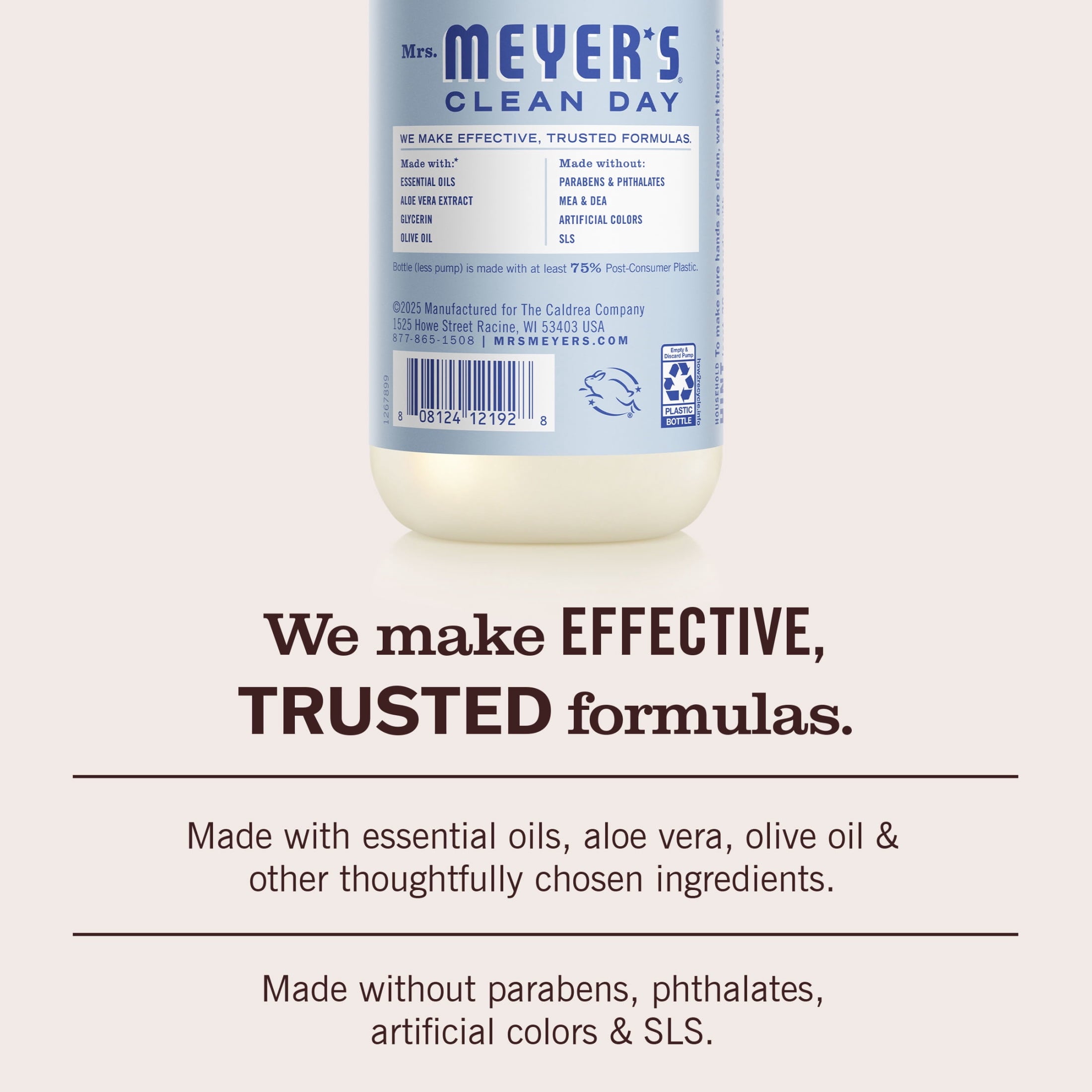 Mrs. Meyer’s Clean Day Hand Soap - Hydrangea Scent, 12.5 Fl Oz