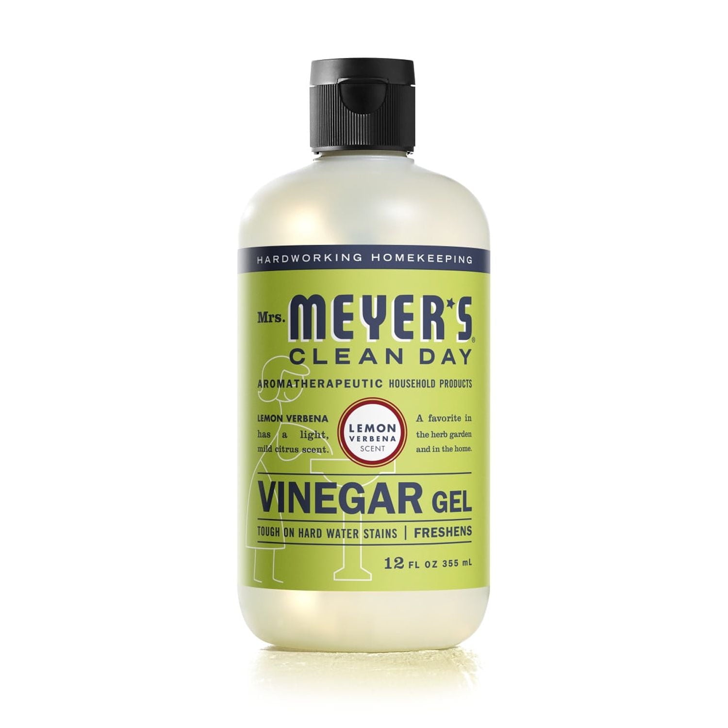 Mrs. Meyer's Clean Day Vinegar Gel Cleaner - Lemon Verbena Scent, 12 Ounce Bottle