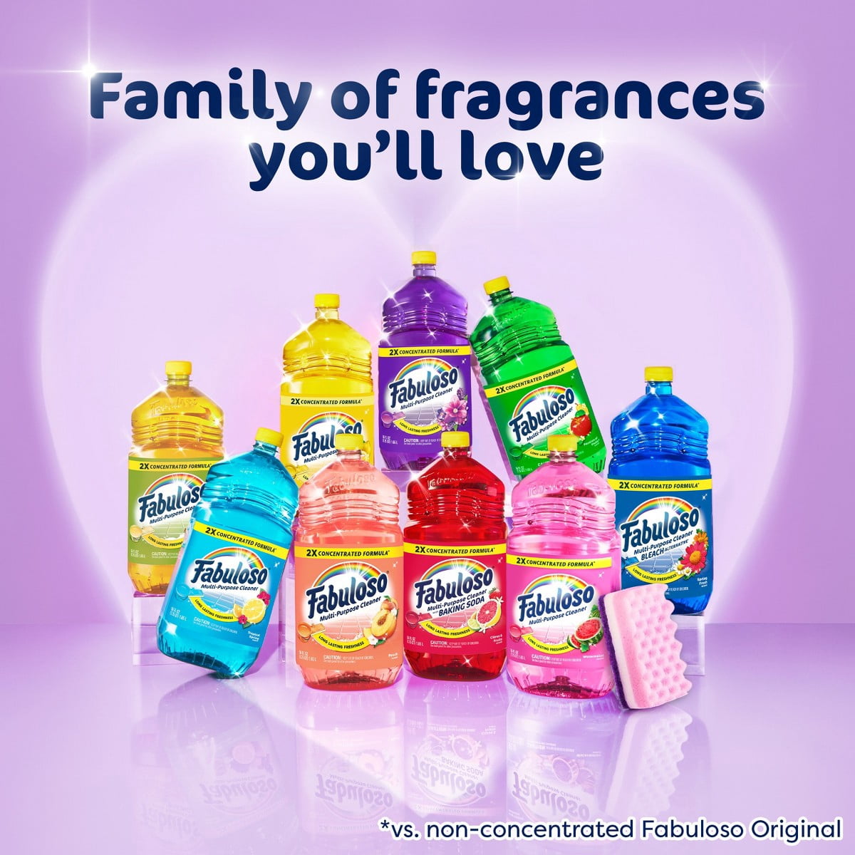 Fabuloso Pineapple Liquid All-Purpose Cleaners - 56oz: Multi-Surface - Furniture, Floor Usage