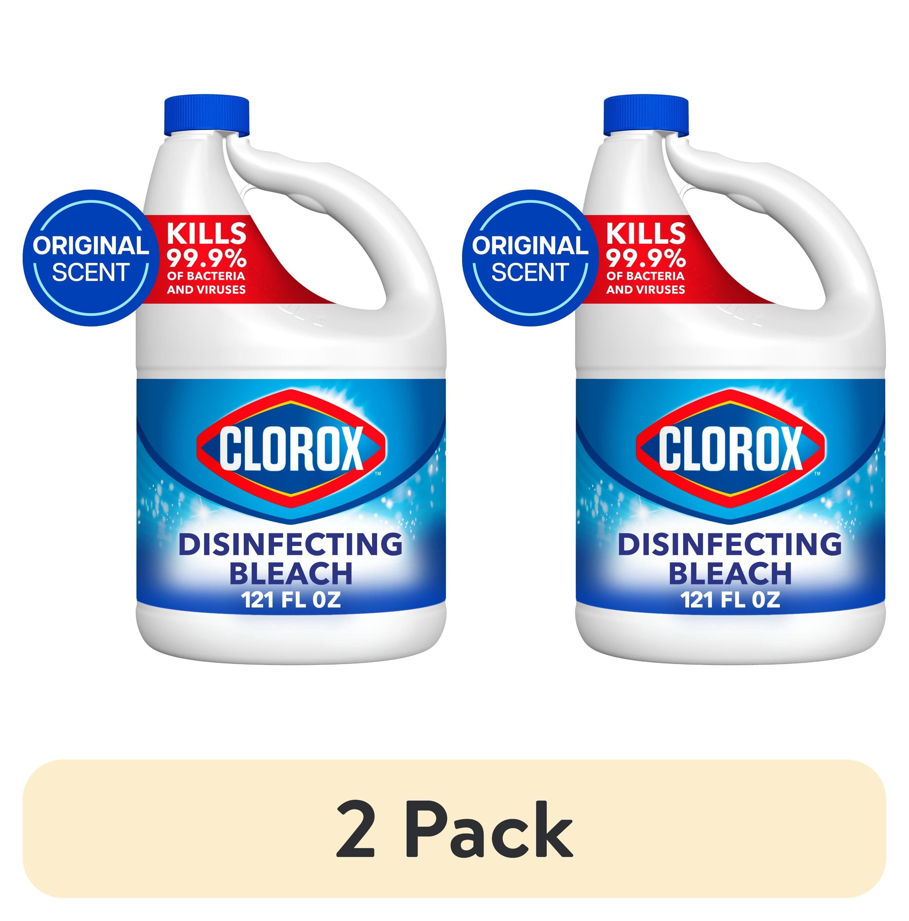 Clorox Disinfecting Liquid Bleach Cleaner - Regular Scent, 121 fl oz - 2-Pack