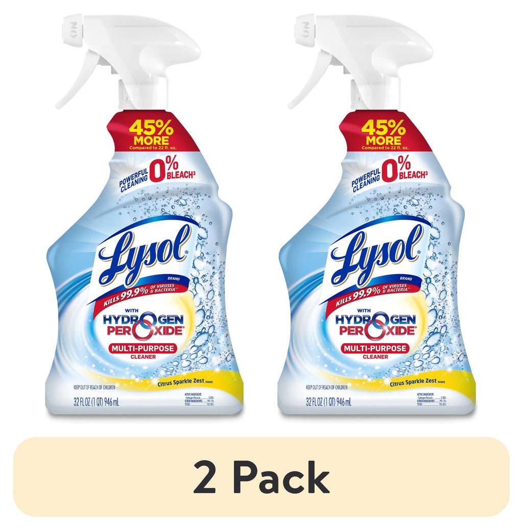 Lysol Bleach Free Hydrogen Peroxide Multi-Purpose Cleaner - Citrus 32 fl oz - 2-Pack