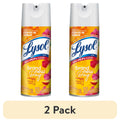 Lysol Disinfectant Sanitizing and Antibacterial Spray for Deodorizing - Mango & Hibiscus, 12.5 oz - 2-Pack