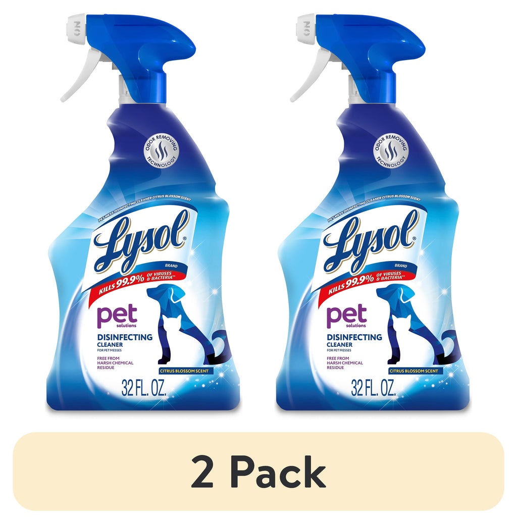 Lysol Pet Solutions –Disinfecting Cleaner - Citrus Blossom Scent, 32 fl oz - 2-Pack