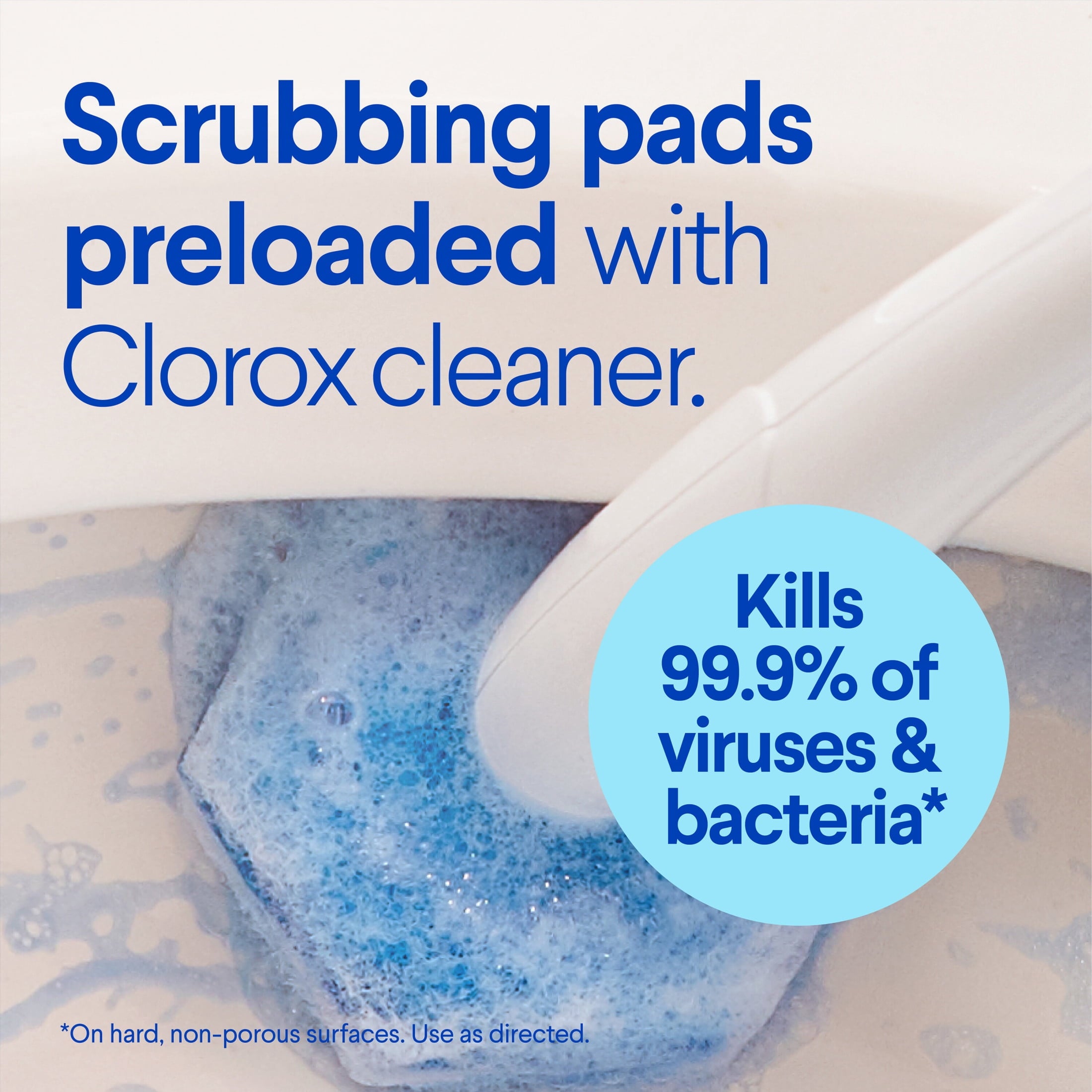 Clorox ToiletWand Toilet Cleaning Refills - Disinfecting Scrubbing Pads, 20 Count