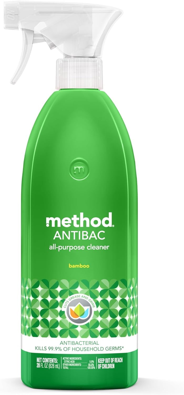 Method Antibacterial Cleaner Variety Pack - 1 Bamboo, 1 Wildflower, 28 oz Each, 2 Count