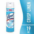 2X - Lysol Disinfectant Spray - Sanitizing Antibacterial Spray, Crisp Linen, 19 oz 19 oz