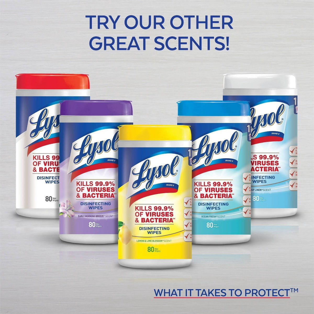 Lysol Lemon and Lime Blossom Disinfecting Wipes