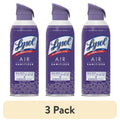 Lysol Air Sanitizer Spray for Air Sanitization and Bacterial Odor Elimination - Air Freshener Alternative, Light Breeze Scent, 10 oz - 3-Pack