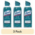 Lysol Air Sanitizer Spray - Air Sanitizer and Bacterial Odor Eliminating, Simple Fresh, 10 oz - 3-Pack