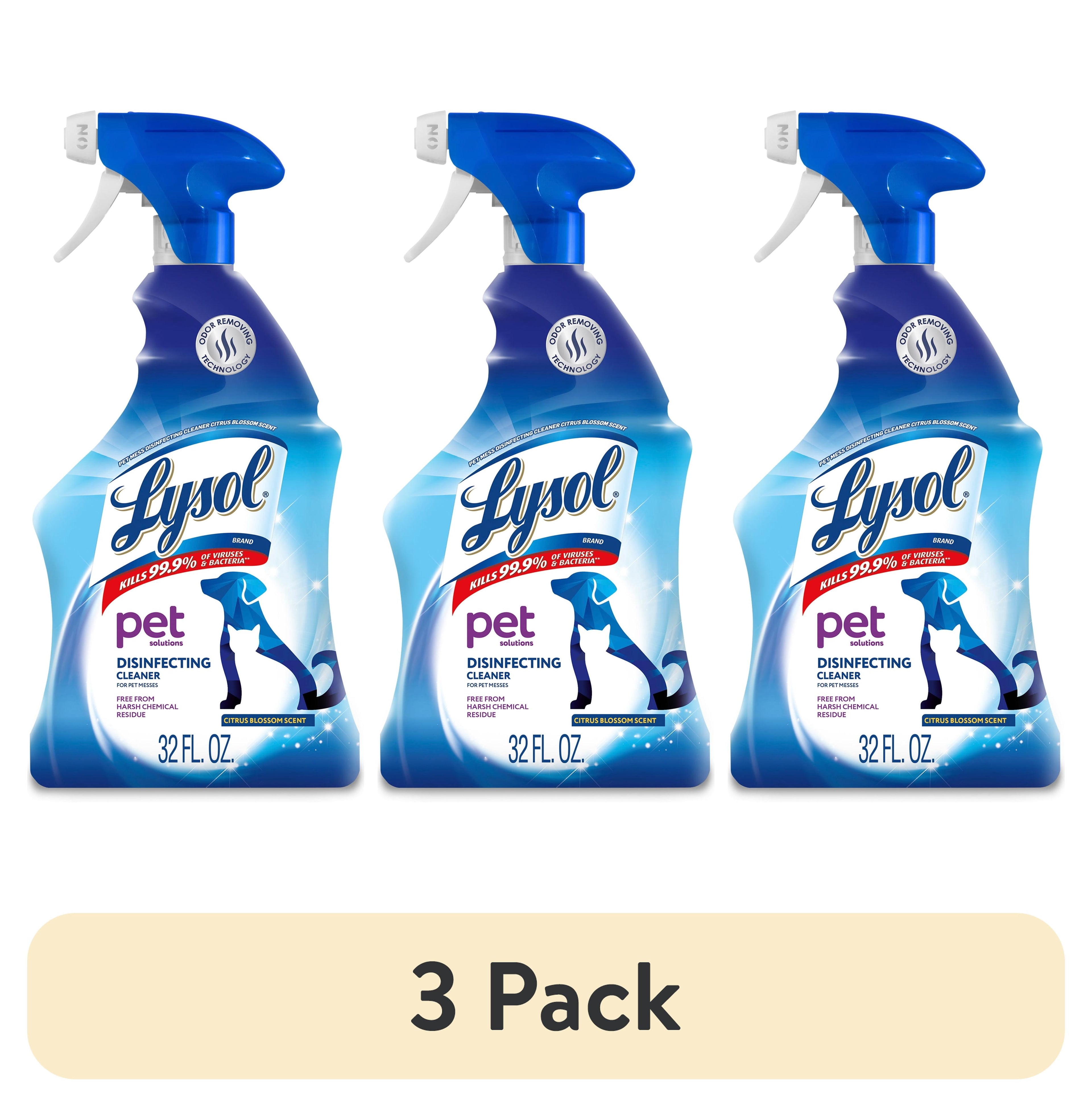 Lysol Pet Solutions –Disinfecting Cleaner - Citrus Blossom Scent, 32 fl oz - 3-Pack