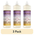 Mrs. Meyer's Clean Day Liquid Dish Soap - Compassion Flower Scent, 16 Fl Oz Bottle - 3-Pack