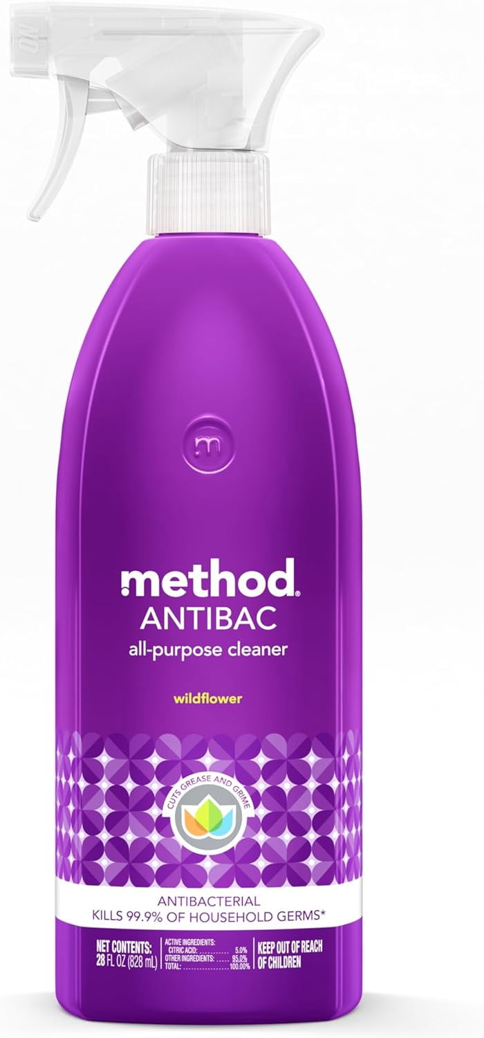 Method Antibacterial Cleaner Variety Pack - 1 Bamboo, 1 Wildflower, 28 oz Each, 2 Count