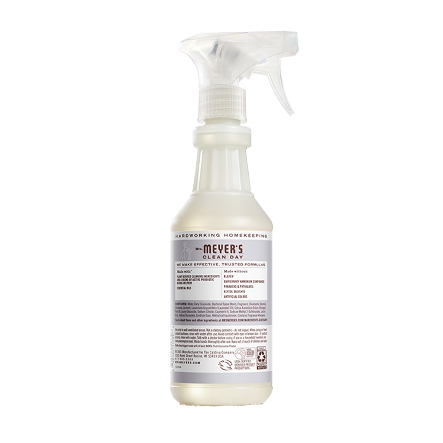 Mrs. Meyer’s Probiotic Multi-Surface Cleaning Spray - Made With Essential Oils And Other Thoughtfully Chosen Ingredients, Lavender Scent 16 oz.