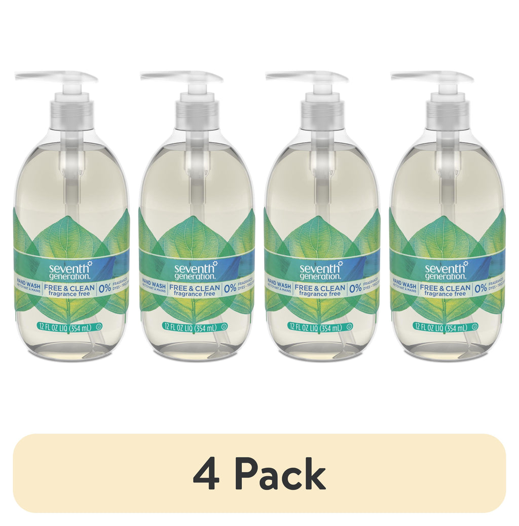 Seventh Generation Free & Clear Hand Wash Soap Fragrance Free 12 oz - 4-Pack