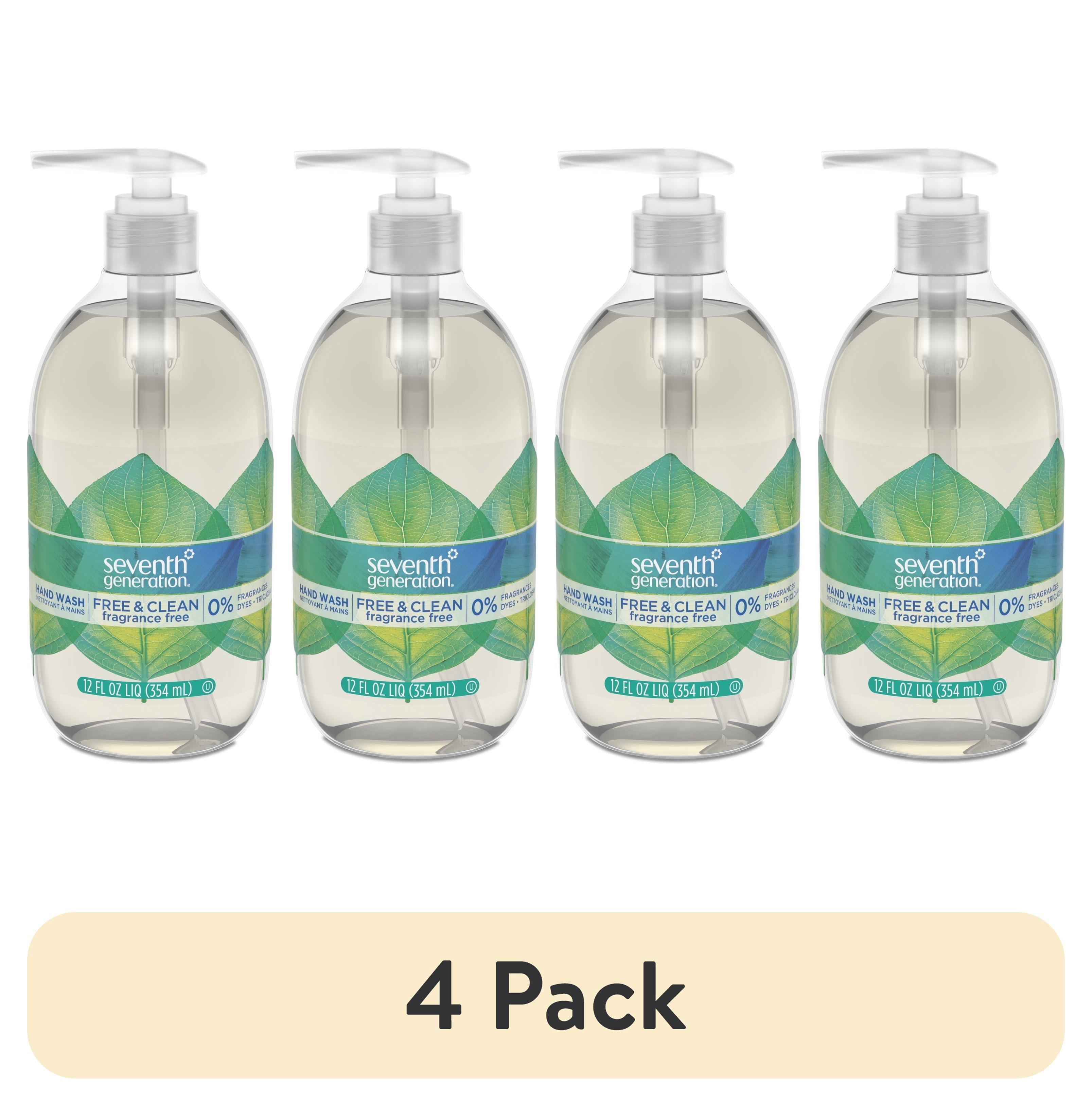 Seventh Generation Free & Clear Hand Wash Soap Fragrance Free 12 oz - 4-Pack