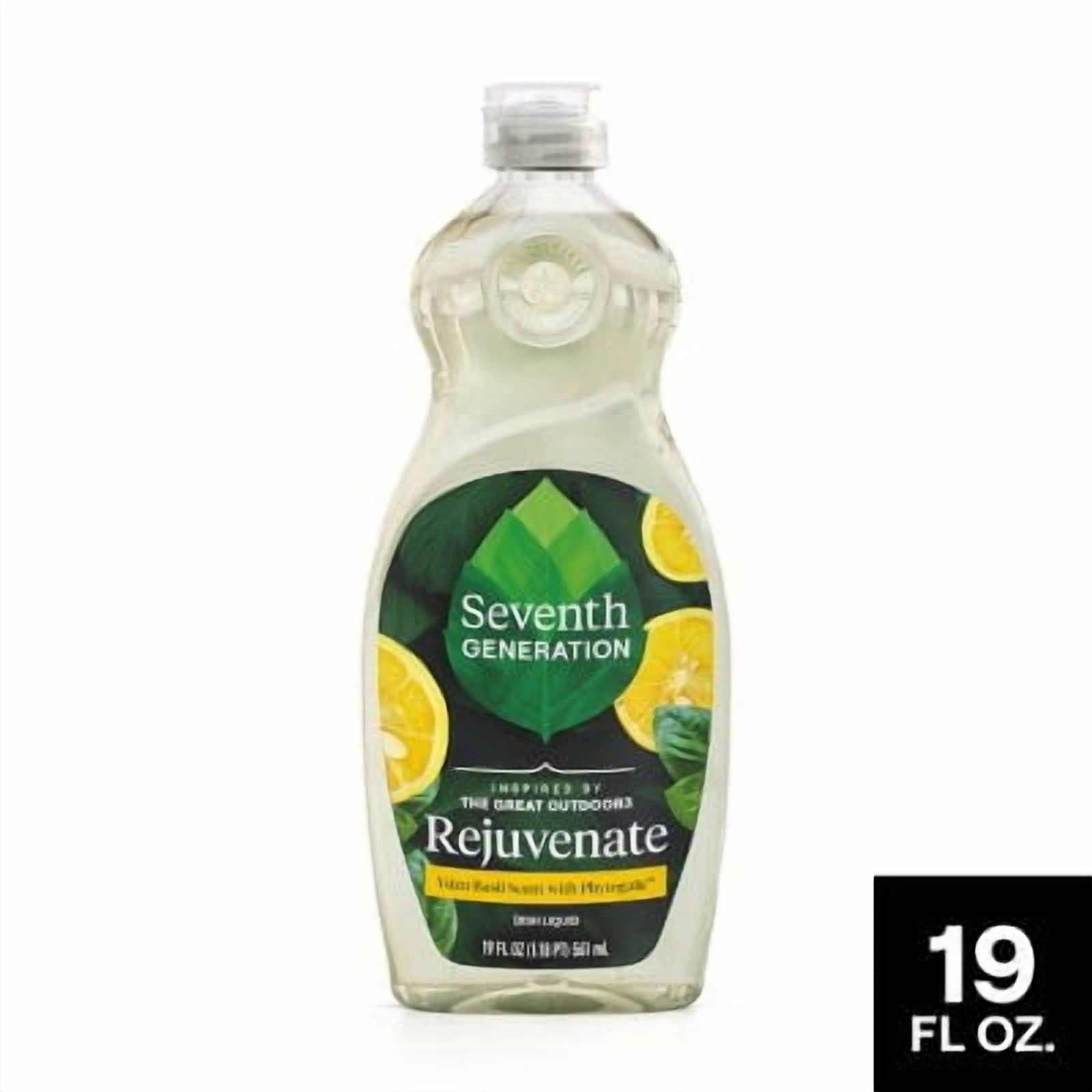 Seventh Generation Rejuvenating Yuzu Basil Liquid Dish Soap - 19 fl oz