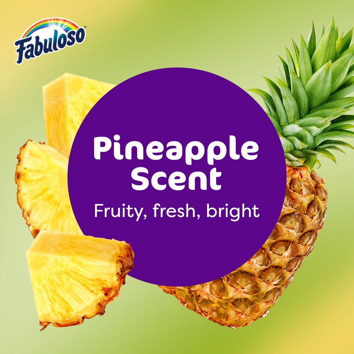 Fabuloso Pineapple Liquid All-Purpose Cleaners - 56oz: Multi-Surface - Furniture, Floor Usage