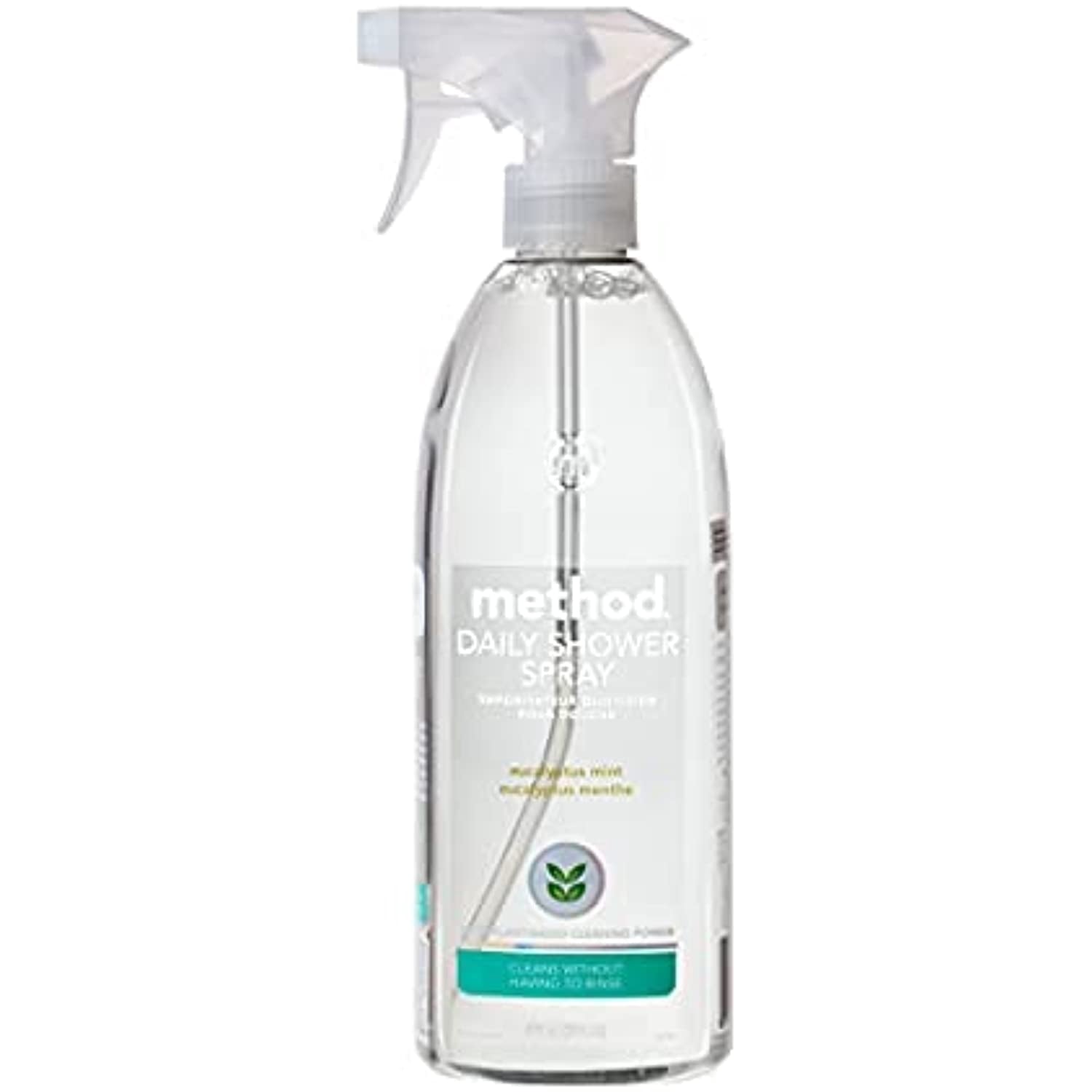 Method Bathroom Cleaning Bundle With One Method Daily Shower Cleaner - Eucalyptus Mint 28 Oz, One Method Foaming Tub And Tile Cleaner, Eucalyptus Mint 28 Oz, And One Pocket Microfiber Cleaning Towel