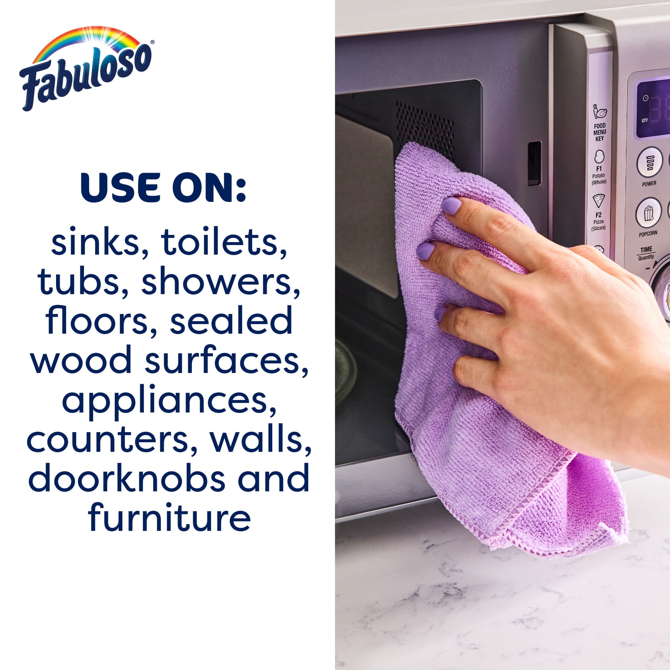 Fabuloso 2X Multi-Purpose Cleaner - No Rinse Floor Cleaner, Long-Lasting Freshness, Pineapple Scent, 56 fl oz - 2-Pack