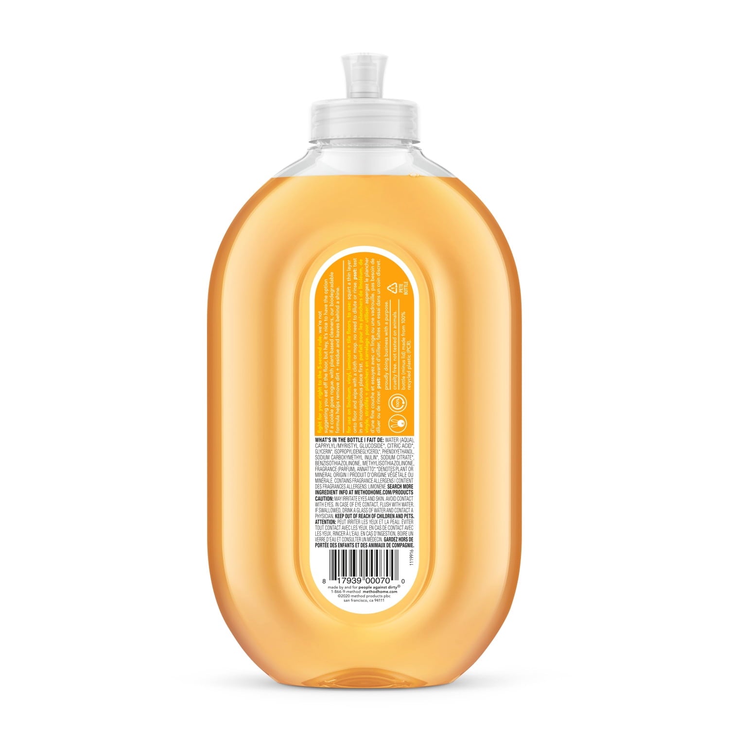 method Squirt + Mop Hard Floor Cleaner - ginger yuzu, 25 fl oz
