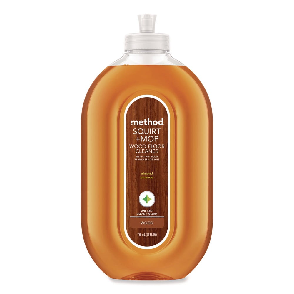 Method Squirt + Mop Wood Floor Cleaner Almond Scent 25 oz Squirt Bottle 6/Carton 00562 Count