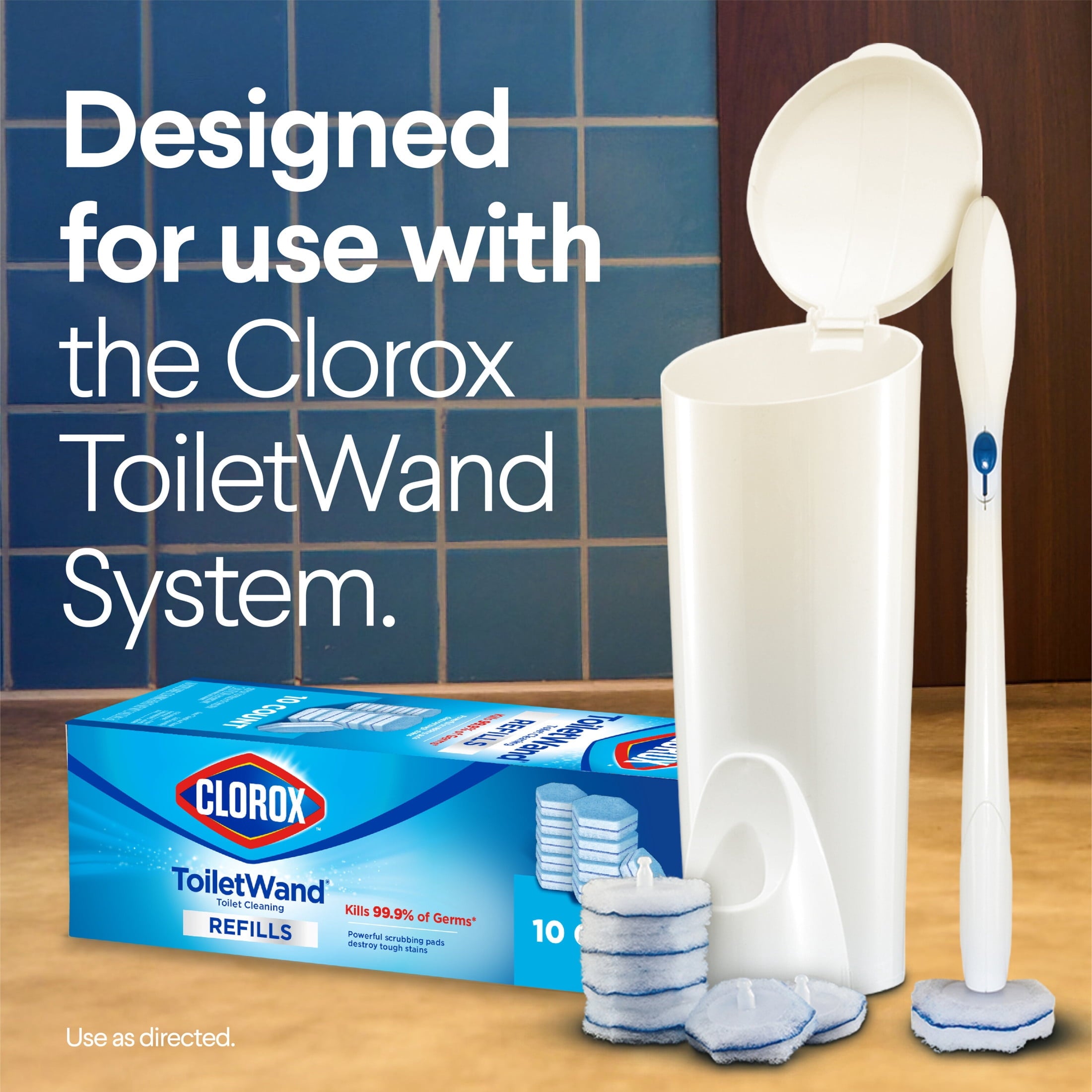 Clorox ToiletWand Toilet Cleaning Refills - Disinfecting Scrubbing Pads, 20 Count