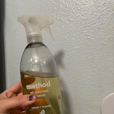 Method Lemon + Freesia All-Purpose Cleaner - 28 fl oz: Paraben-Free - Phthalate-Free, Spray Bottle, Liquid