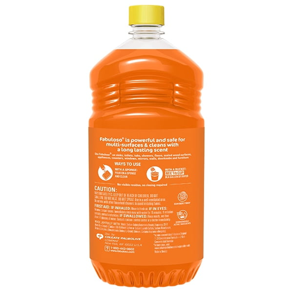 Fabuloso® Orange with Baking Soda Multi-Purpose Cleaner 16.9 oz (Pack of 2)