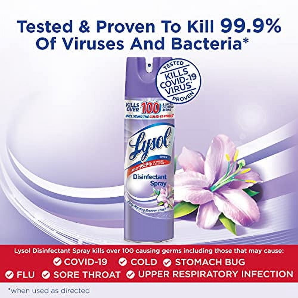 Lysol Disinfectant Spray Early Morning Breeze Scent - 19 oz