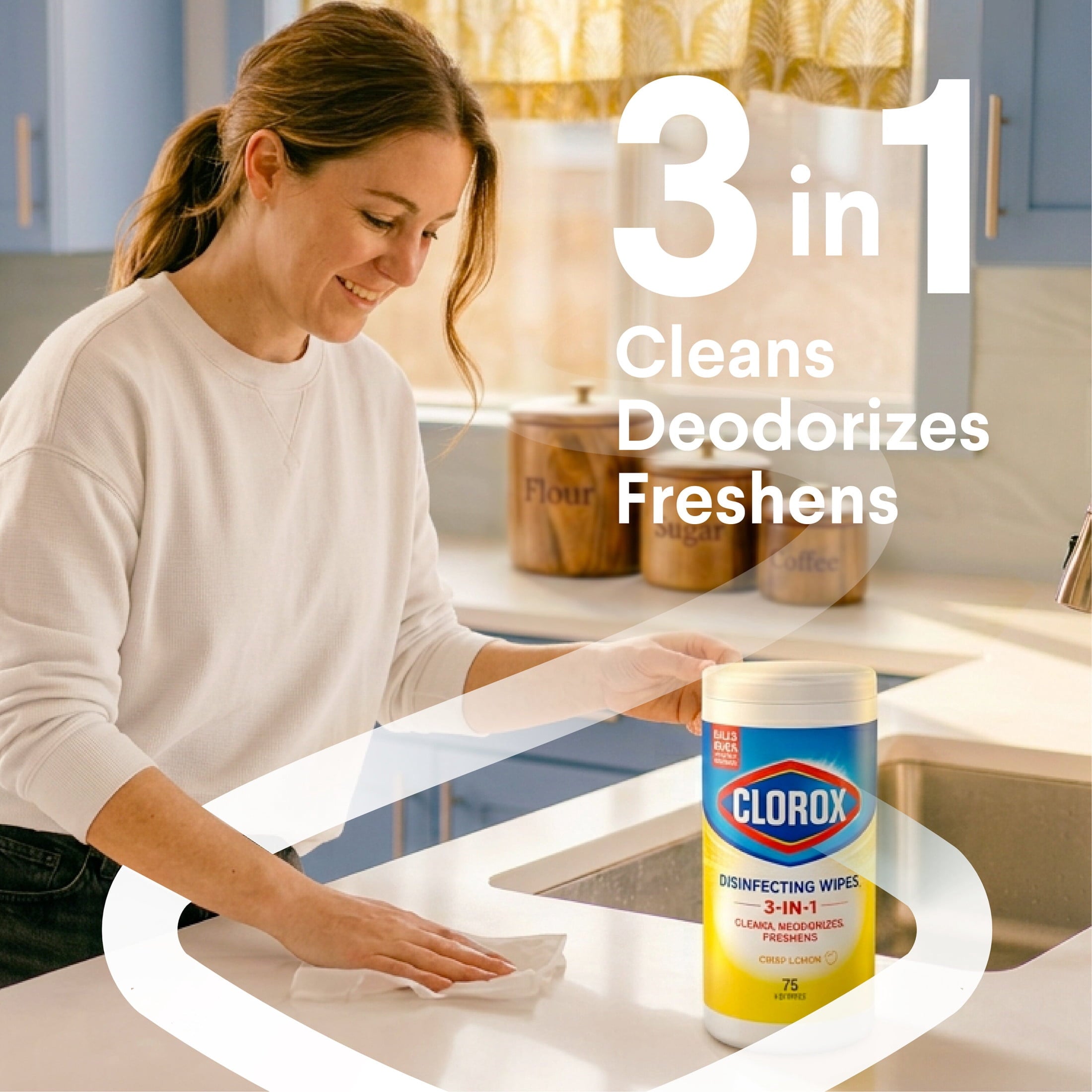 Clorox Disinfecting Cleaning Wipes Back to School Variety Pack - 75 Count Each, Pack of 2