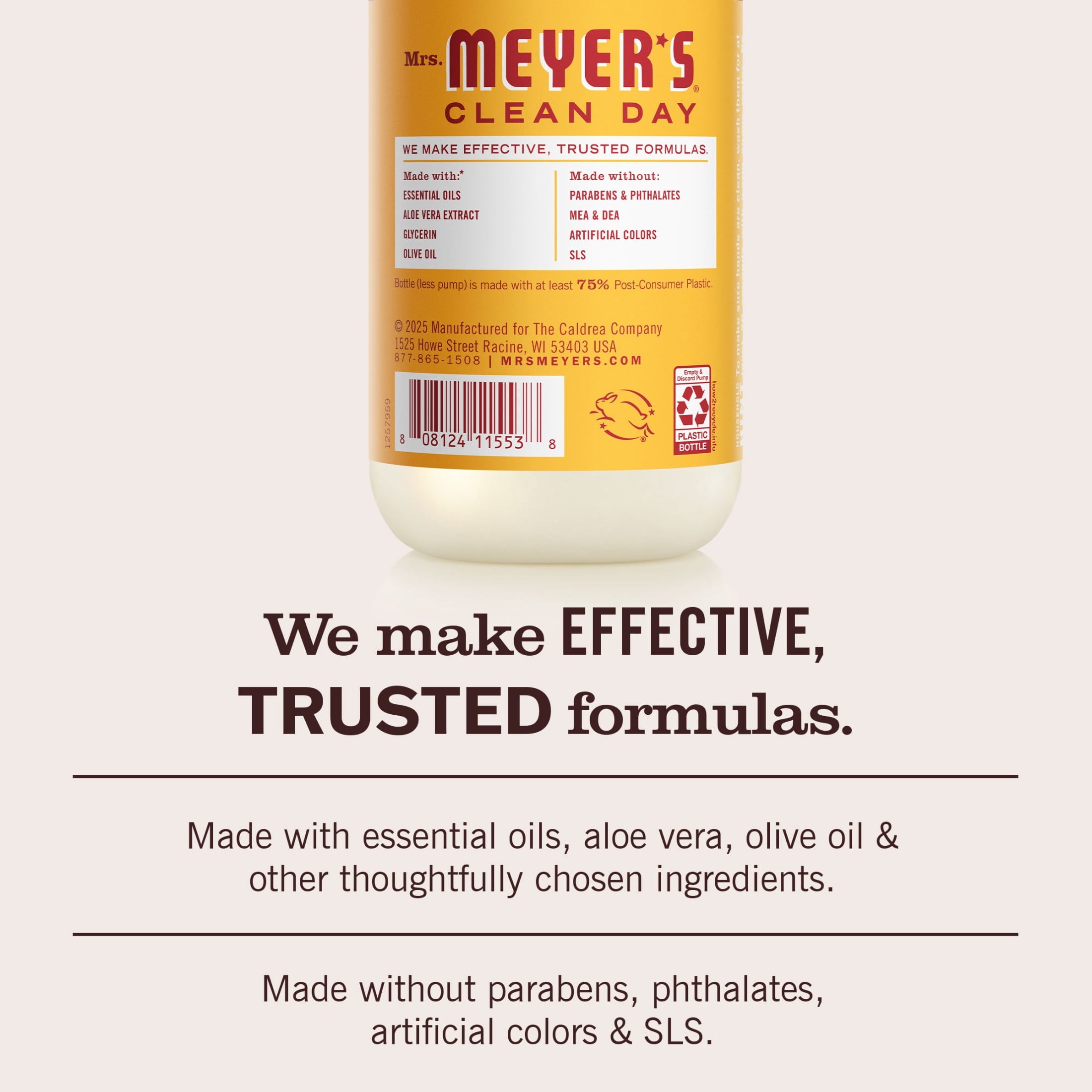 Mrs. Meyer’s Clean Day Hand Soap - Clementine Scent, 12.5 Fl Oz