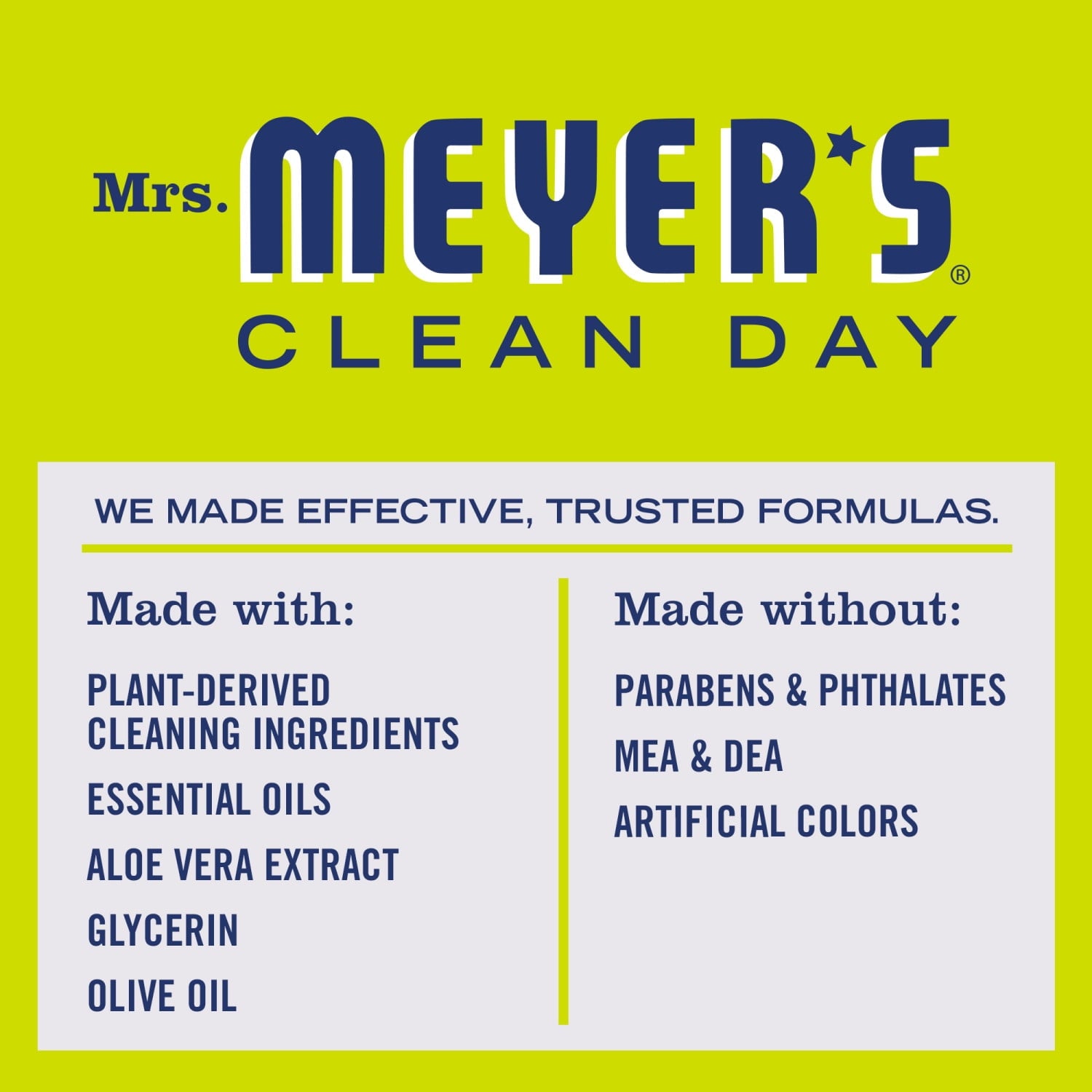 Mrs. Meyer's Clean Day Liquid Hand Soap - Lemon Verbena Scent, 12.5 Ounce Bottle