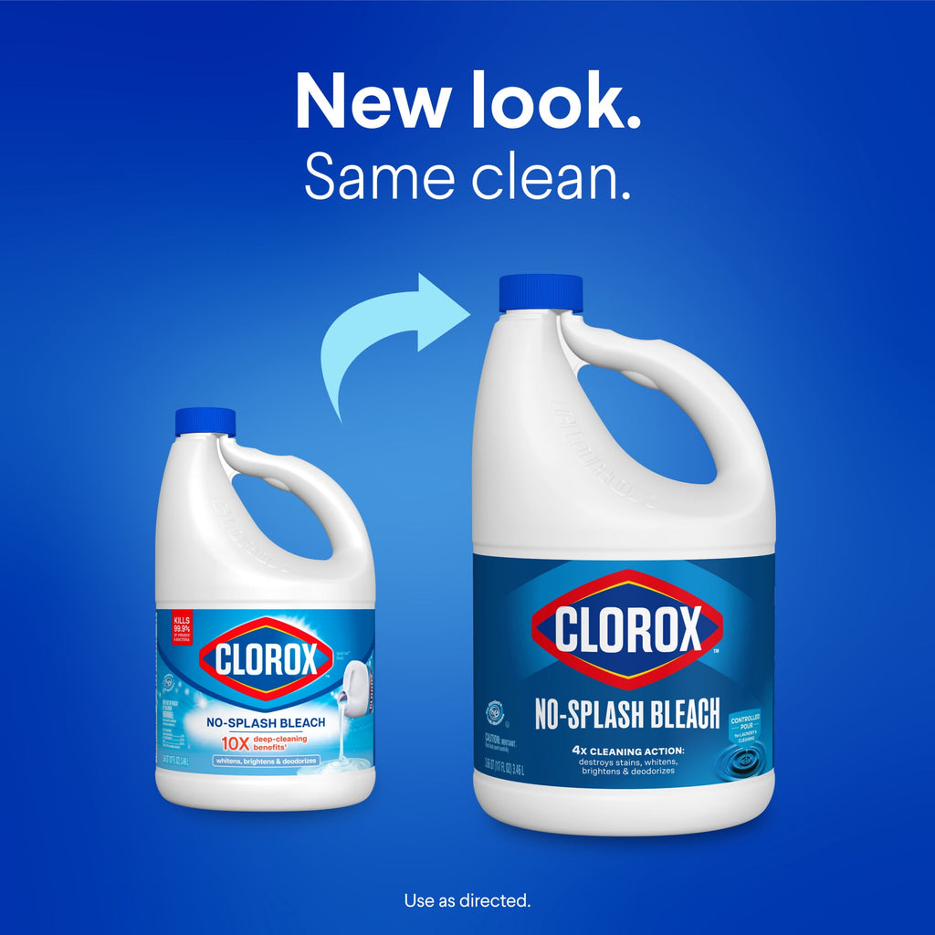 Clorox No Splash Bleach - 117 fl oz