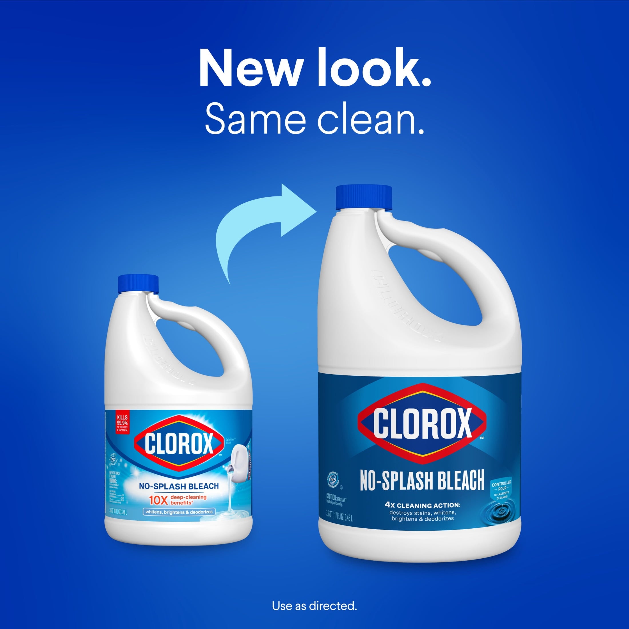 Clorox No Splash Bleach - 117 fl oz