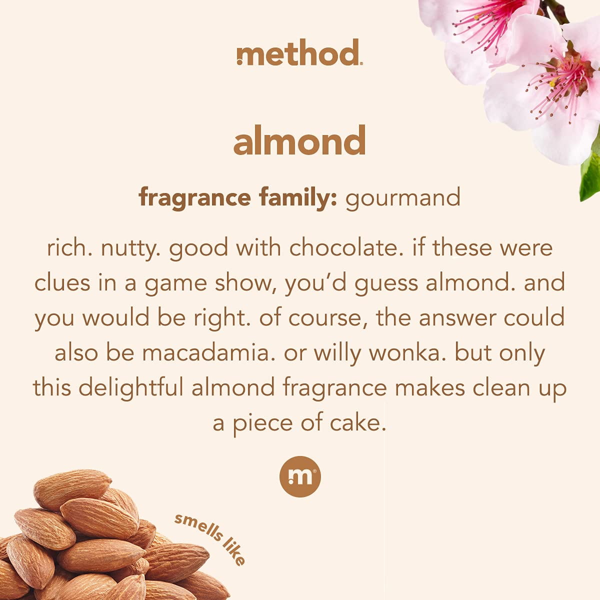 Method Wood For Good Daily Wood Cleaner - Almond, 28 Ounce + Free Microfiber Cleaning Cloth