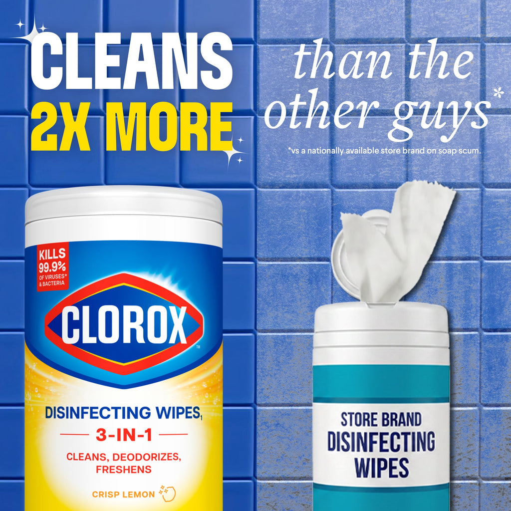Clorox Disinfecting Wipes Limited Edition Back to School - Bleach Free, Fresh Scent, 75 Count