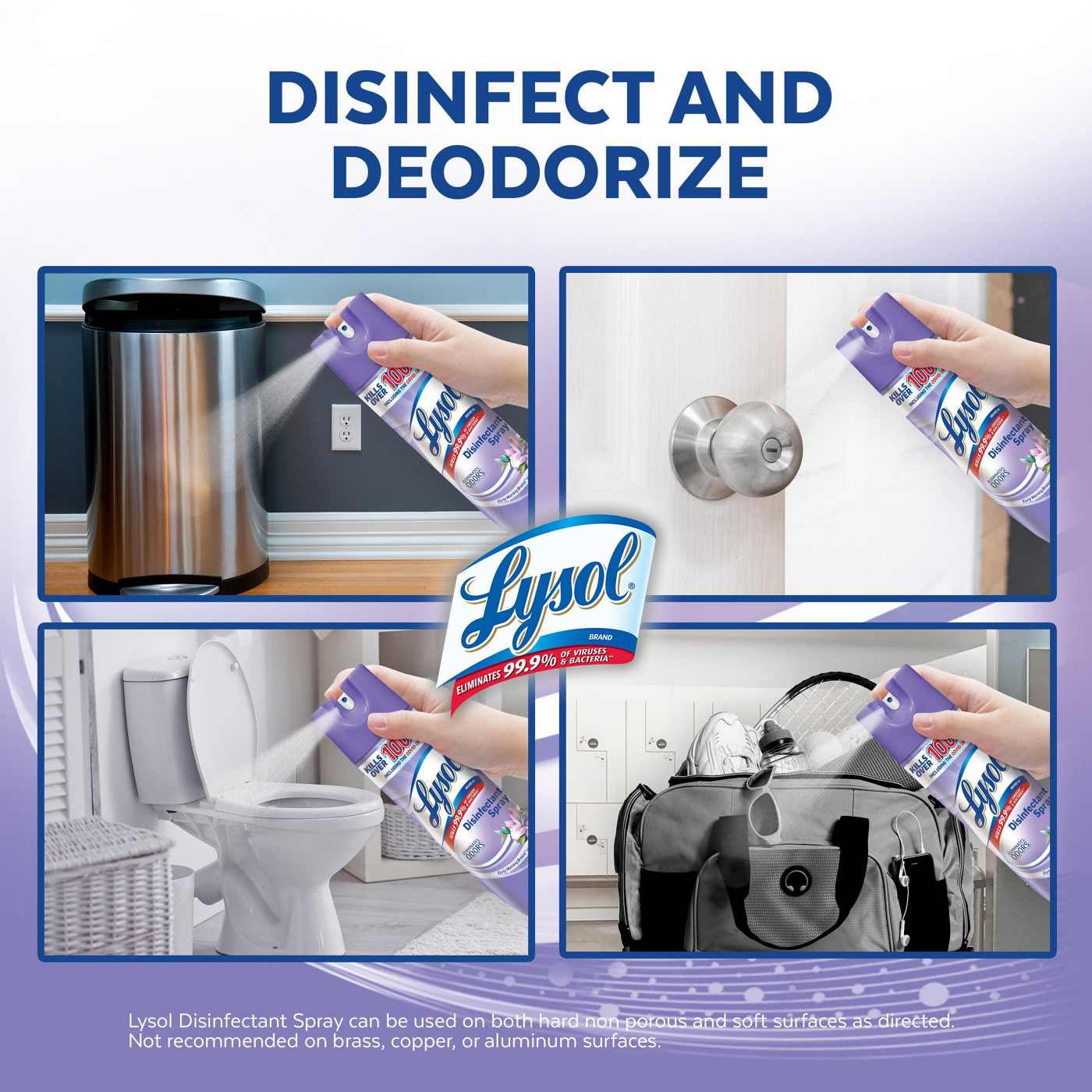 Lysol Disinfecting Wipes - Multi-Surface Antibacterial Cleaning Wipes, Lemon & Lime Blossom - 80 Count