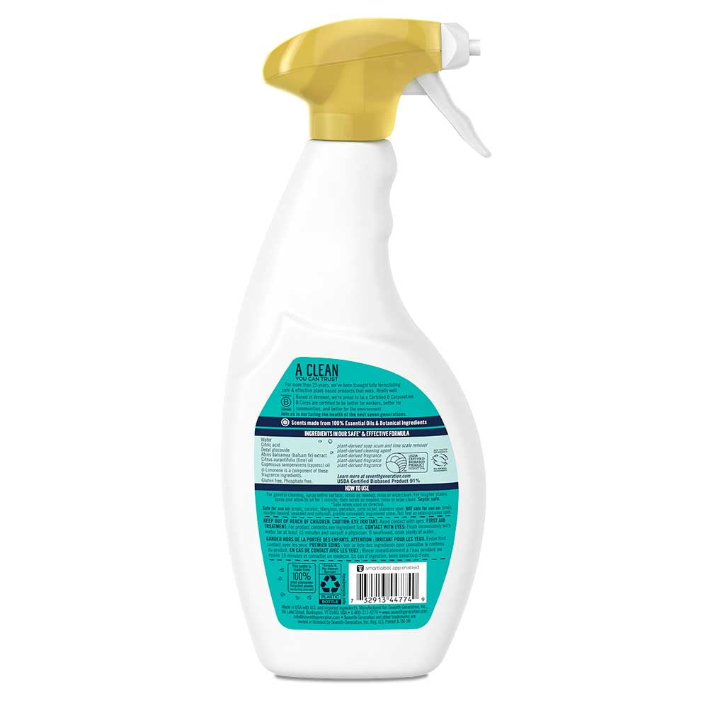 Seventh Generation Tub and Tile Cleaner Emerald Cypris - 26 Ounce