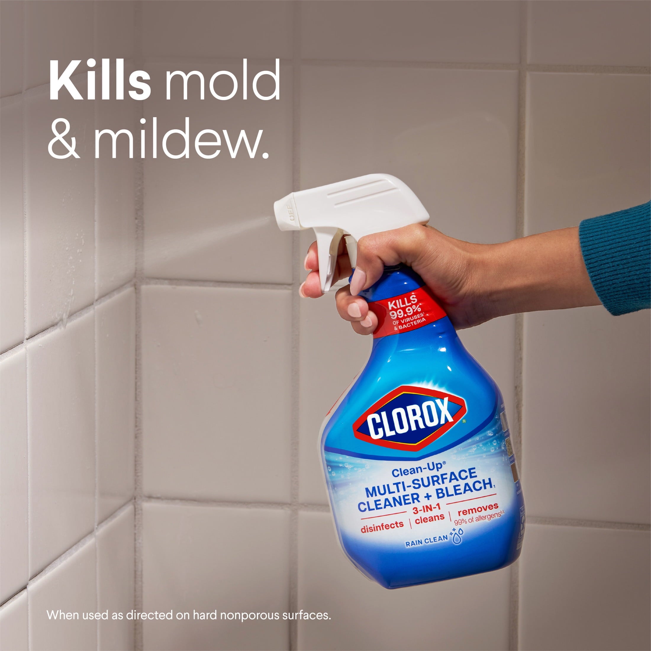 Clorox Clean-Up All-Purpose Cleaner Spray with Bleach - Rain Clean, 32 fl oz