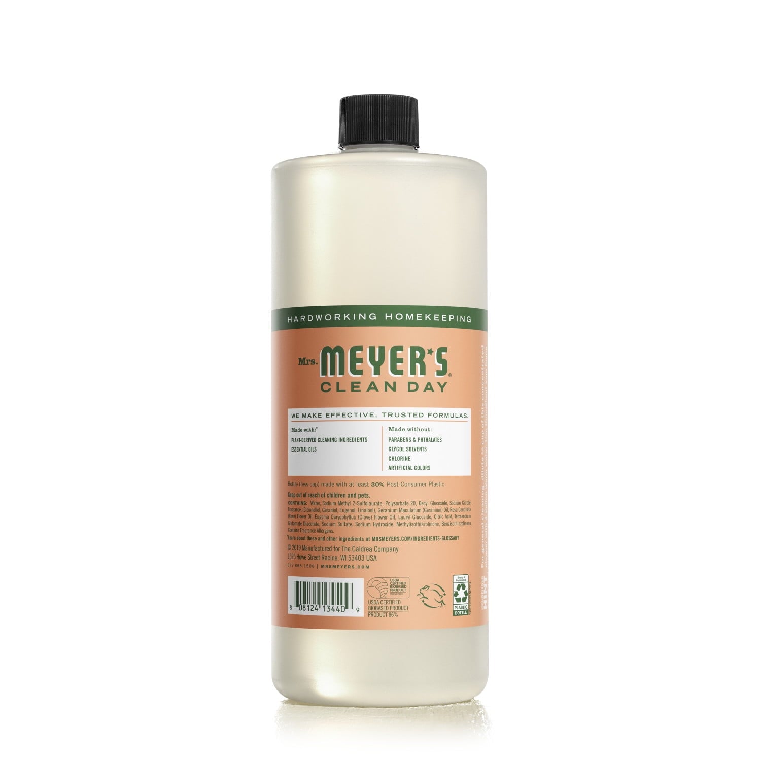Mrs. Meyer's Clean Day Multi-Surface Everyday Concentrate - Geranium Scent, 32 Fl Oz Bottle