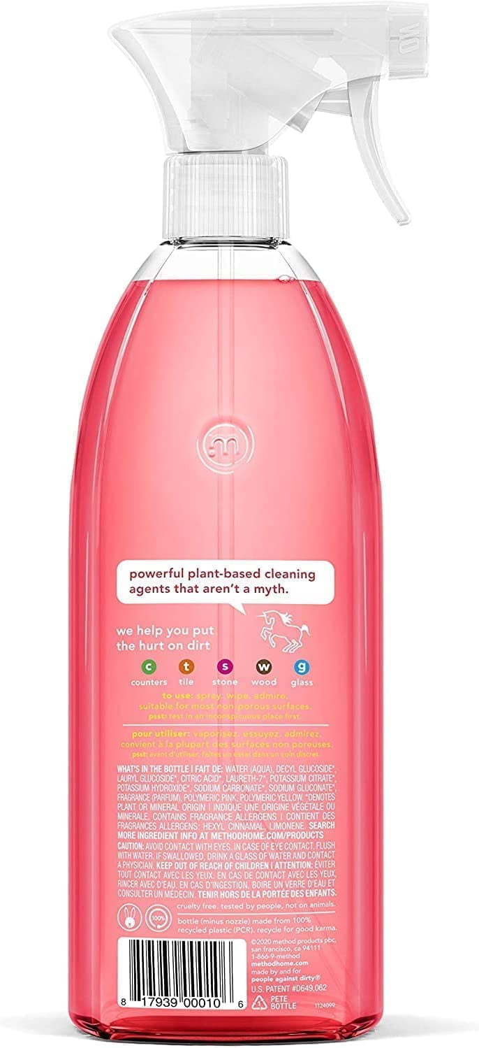 Method Multi-Surface Cleaner Variety - 1 Pink Grapefruit, 1 French Lavender, 1 Apple Orchard, 28 oz Each, 1 Count